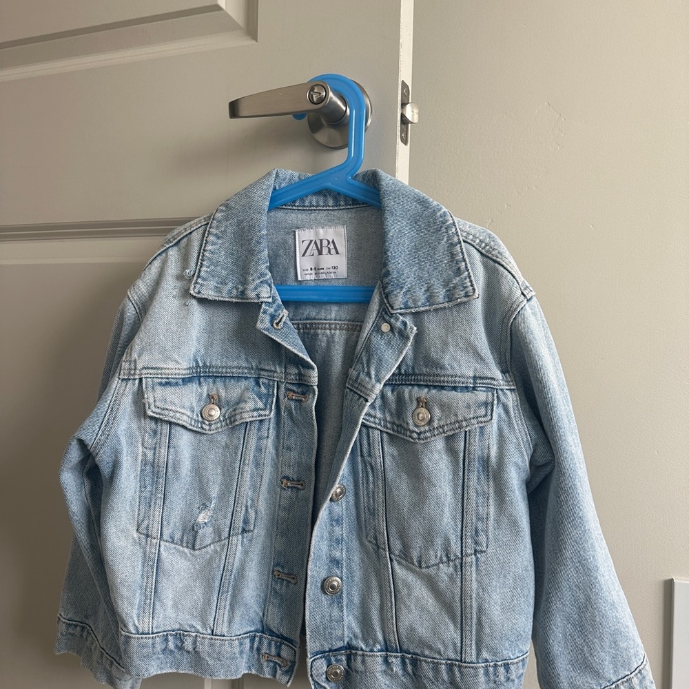 Zara Kids Light Blue Denim Jacket